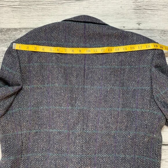 Vintage Tweed Wool Two Button Blazer Sport Coat - Picture 10 of 14